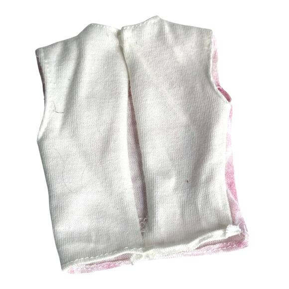 Ken Barbie Doll Clothes Tank Top Pink White Beach Wear 11.5" Boy Or Girl Dolls - Picture 2 of 3